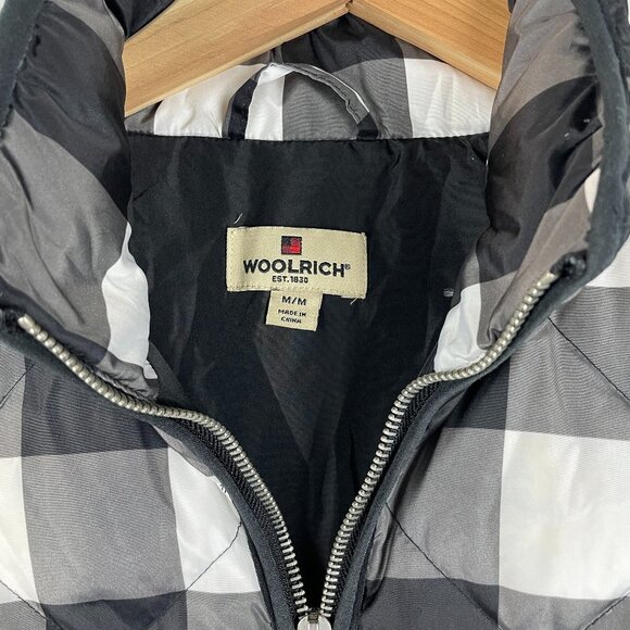 Woolrich Buffalo Plaid Down Vest - Size M - Picture 5 of 6